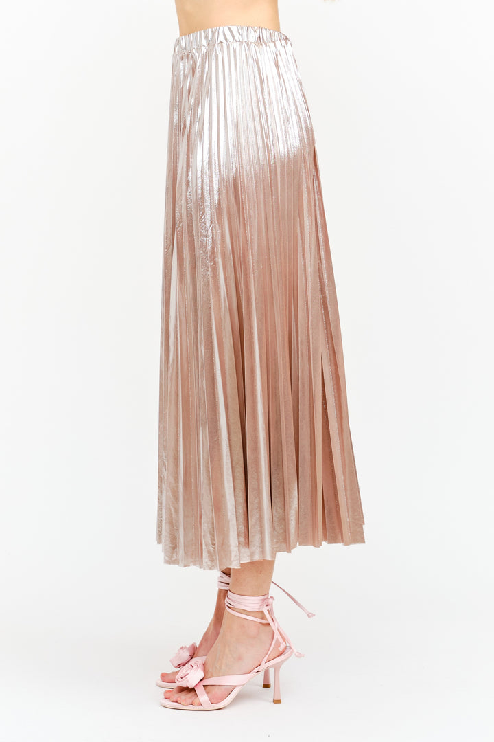 Alessandra Pleated Skirt Blush