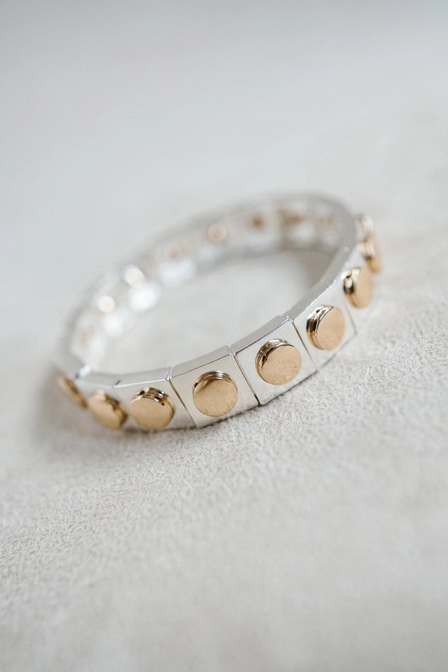Geometric Bracelet Silver