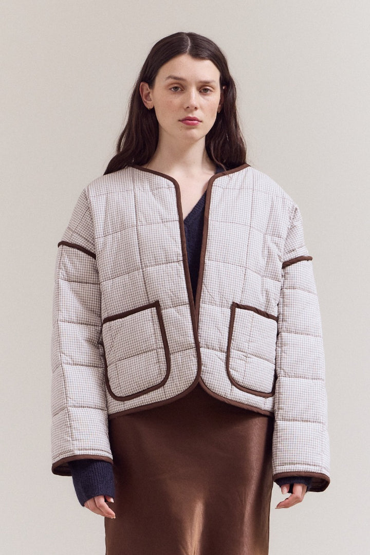 Ginny Quilted Jacket Milk