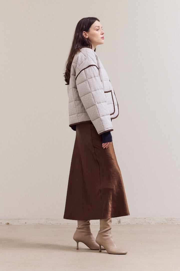 Ginny Quilted Jacket Milk