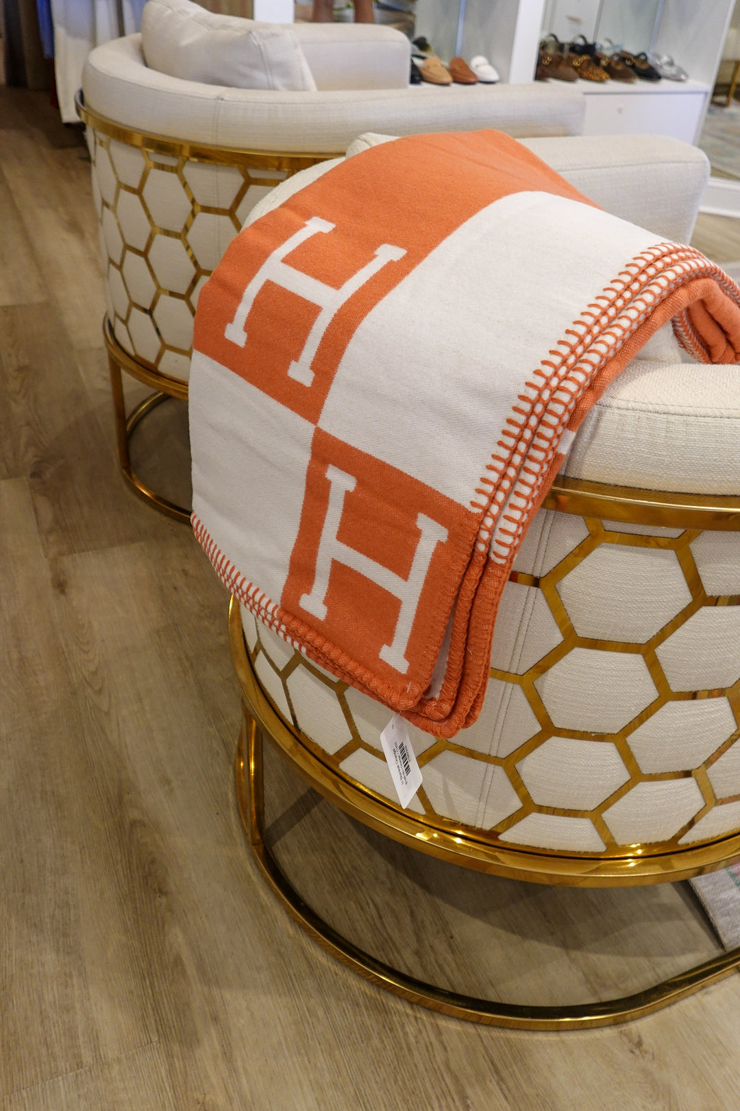 H Blanket Orange