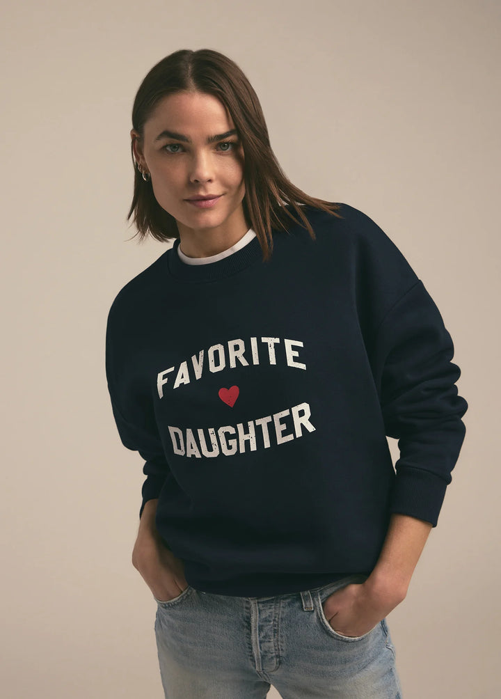 Favorite Daughter Heart Logo Sweatshirt