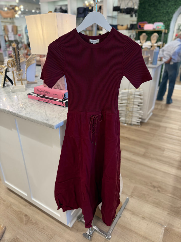 Amber Short Sleeve Midi Dress