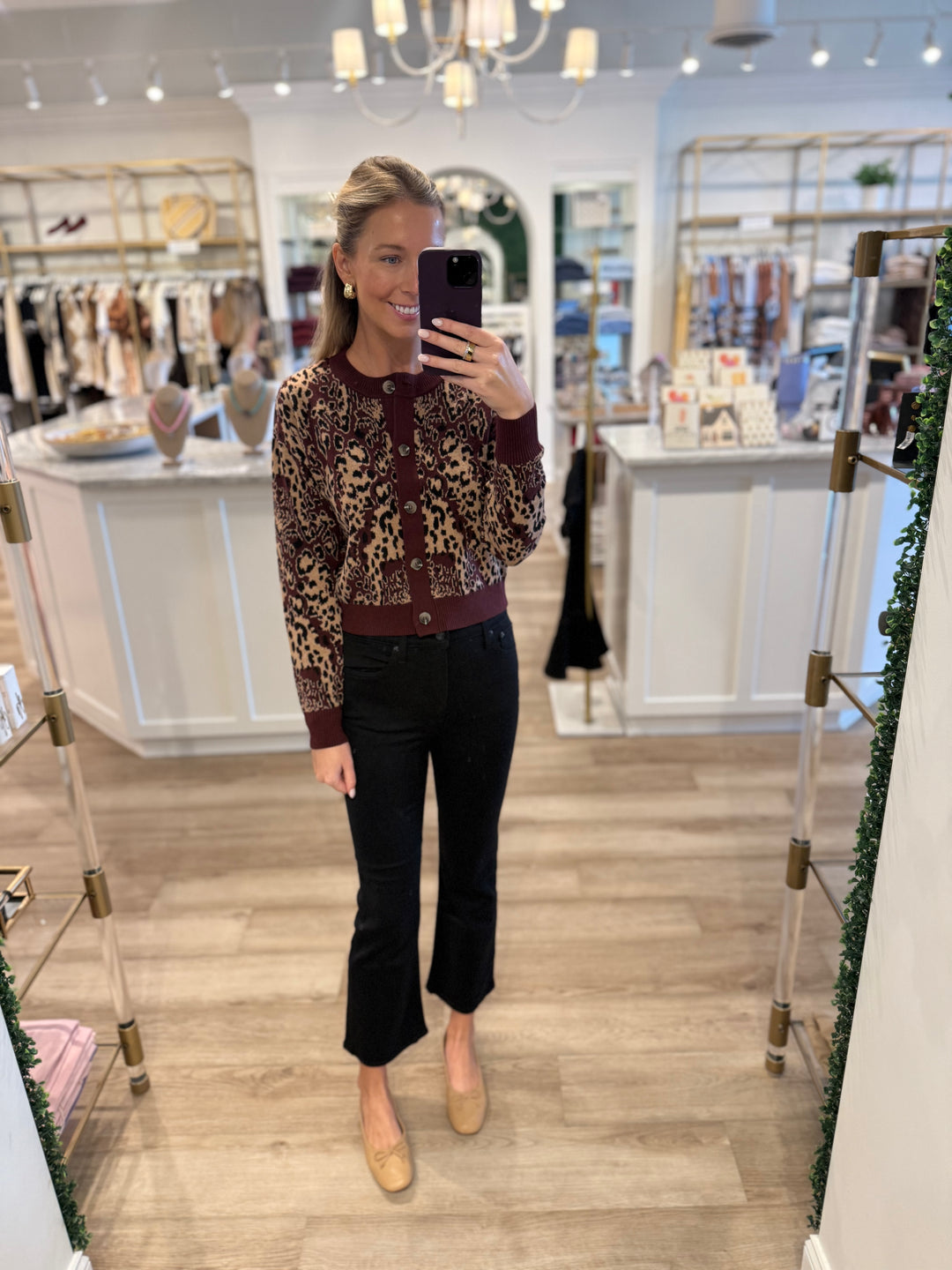 Ollie Leopard Cardigan
