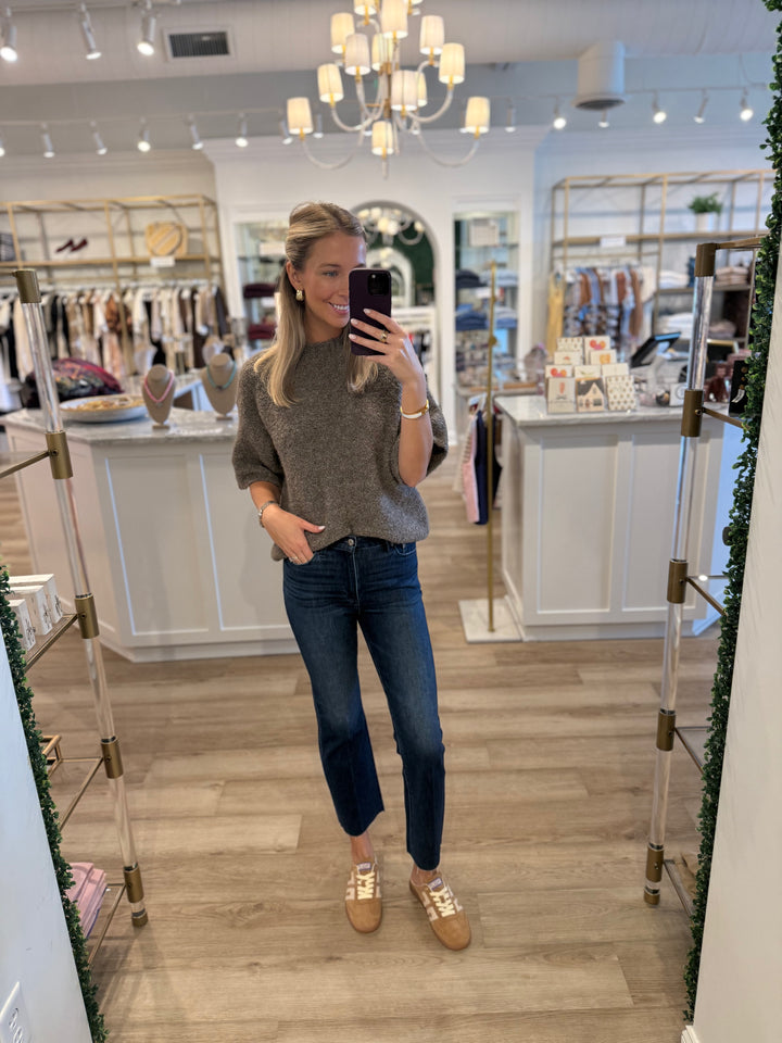 Zolly Cardigan Taupe Chine