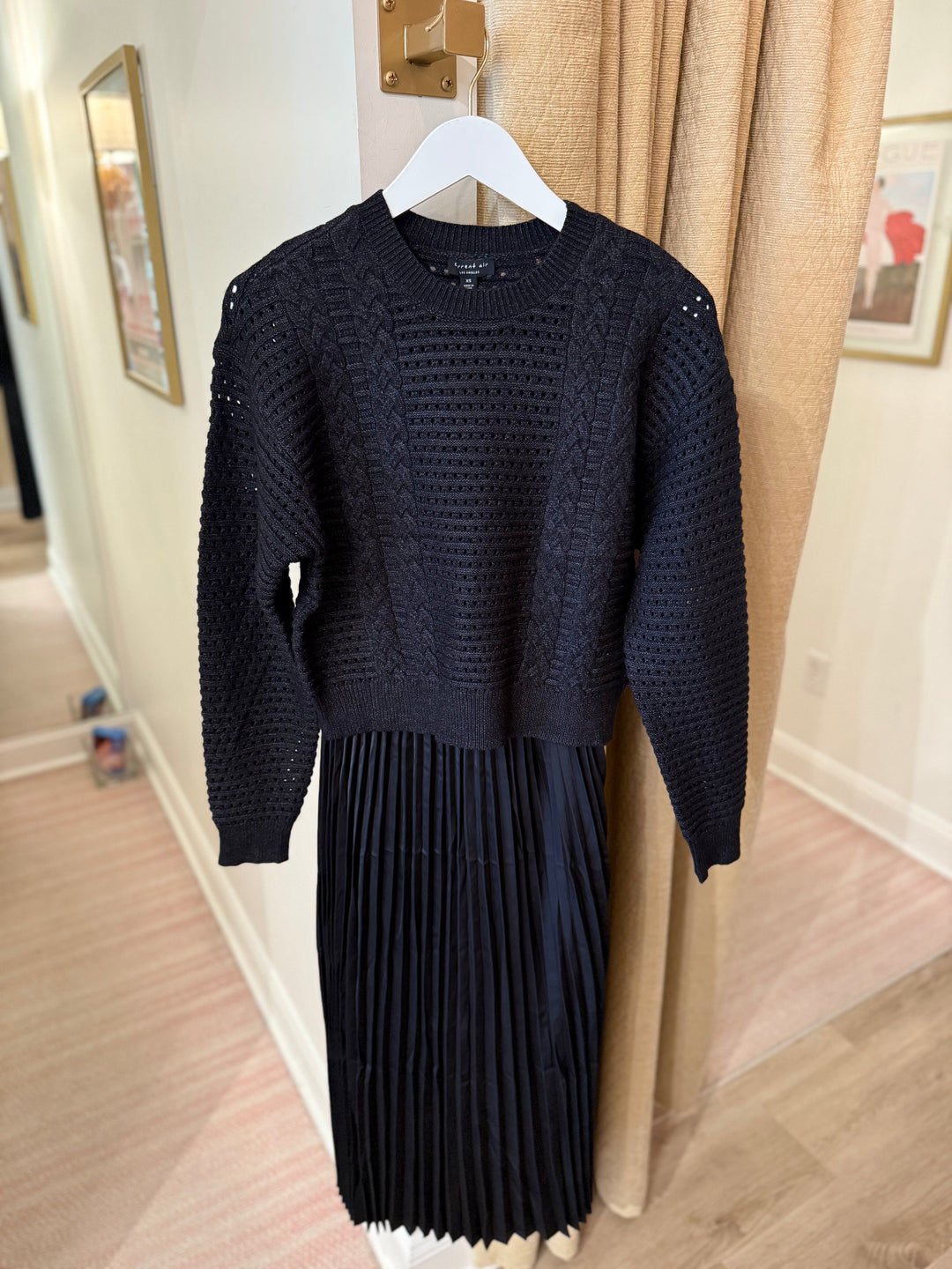 Sarah Sweater Dress Black