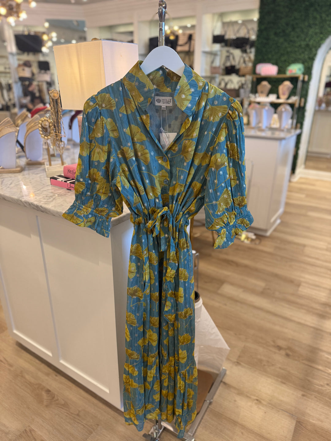 Catherine Dress Gungo Lurex