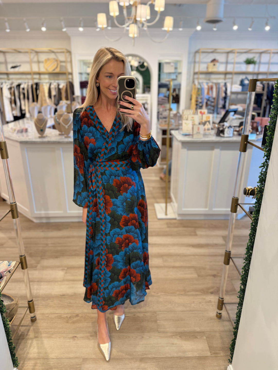 Wrap Dress Madrid Blue