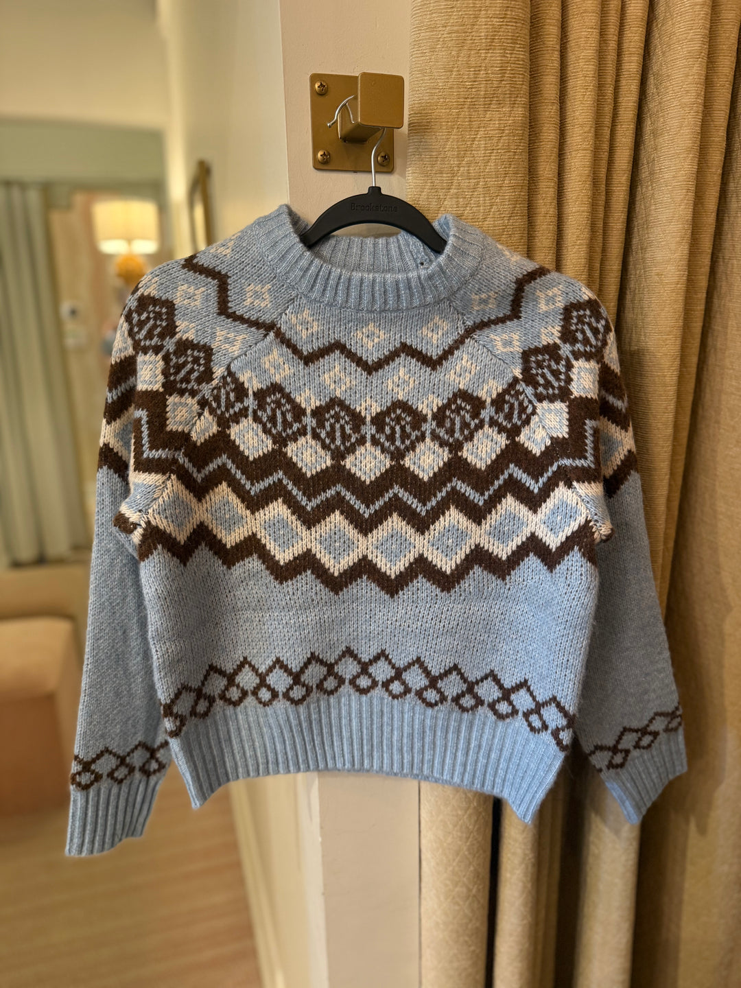 Janie Sweater Smoke Blue