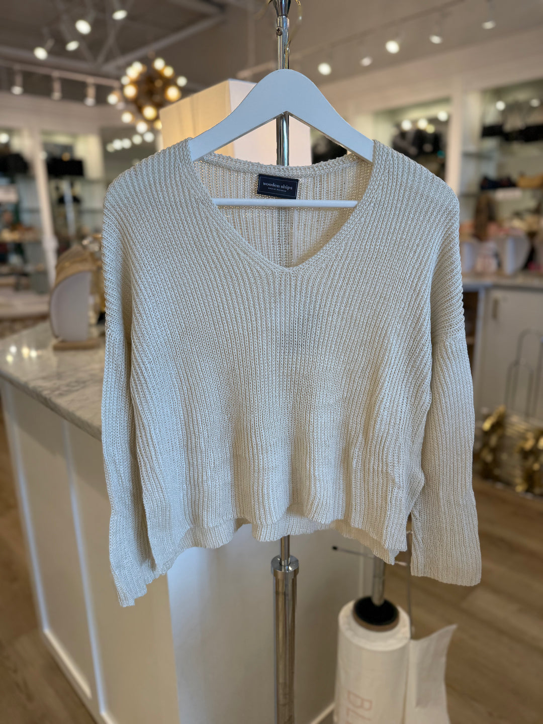 Everyday Ribbed V Mercer Half Moon