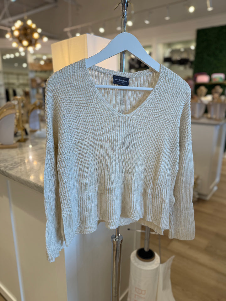 Everyday Ribbed V Mercer Half Moon