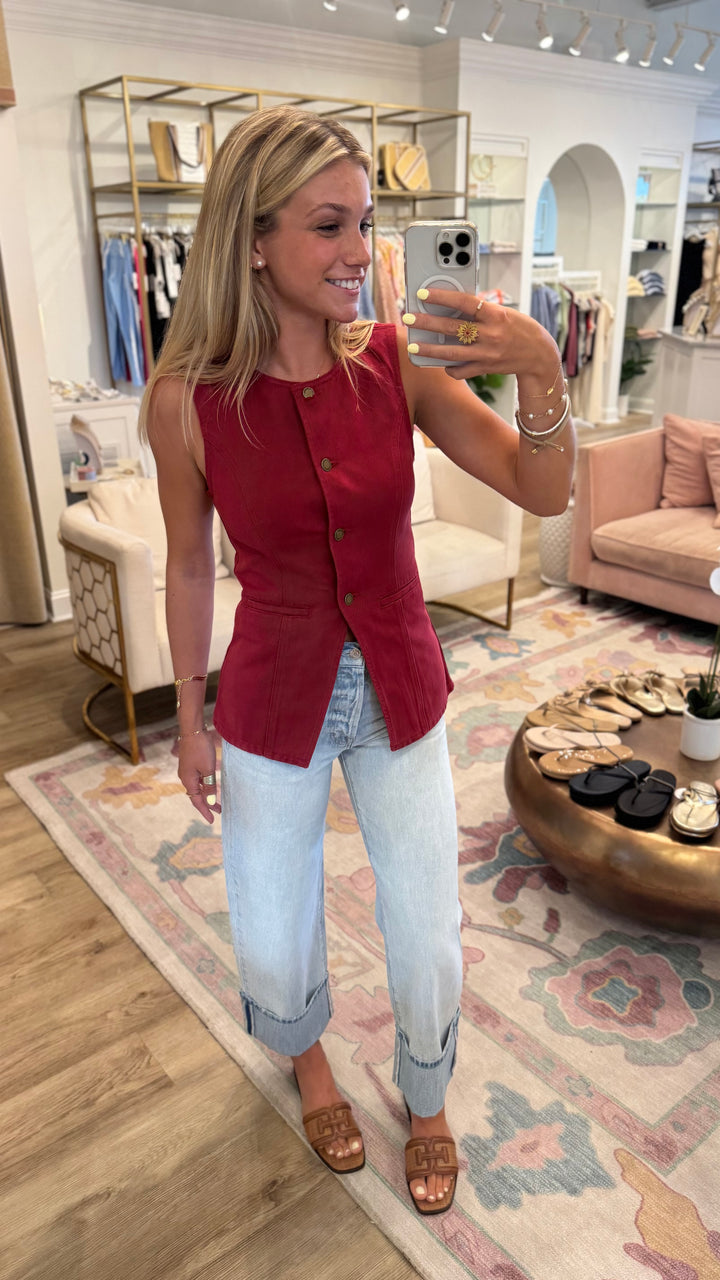 Bayside Denim Top