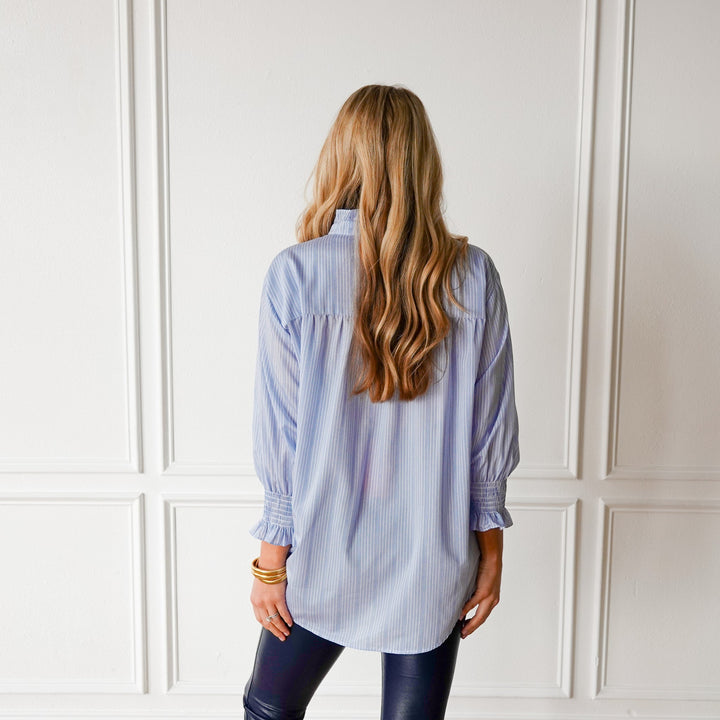 Kimberly Top Blue Stripe