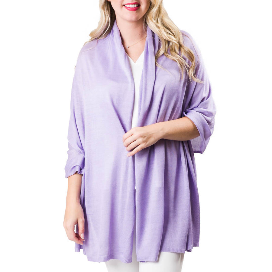Ari Bamboo Shawl Wrap Spring 2025 Lavender