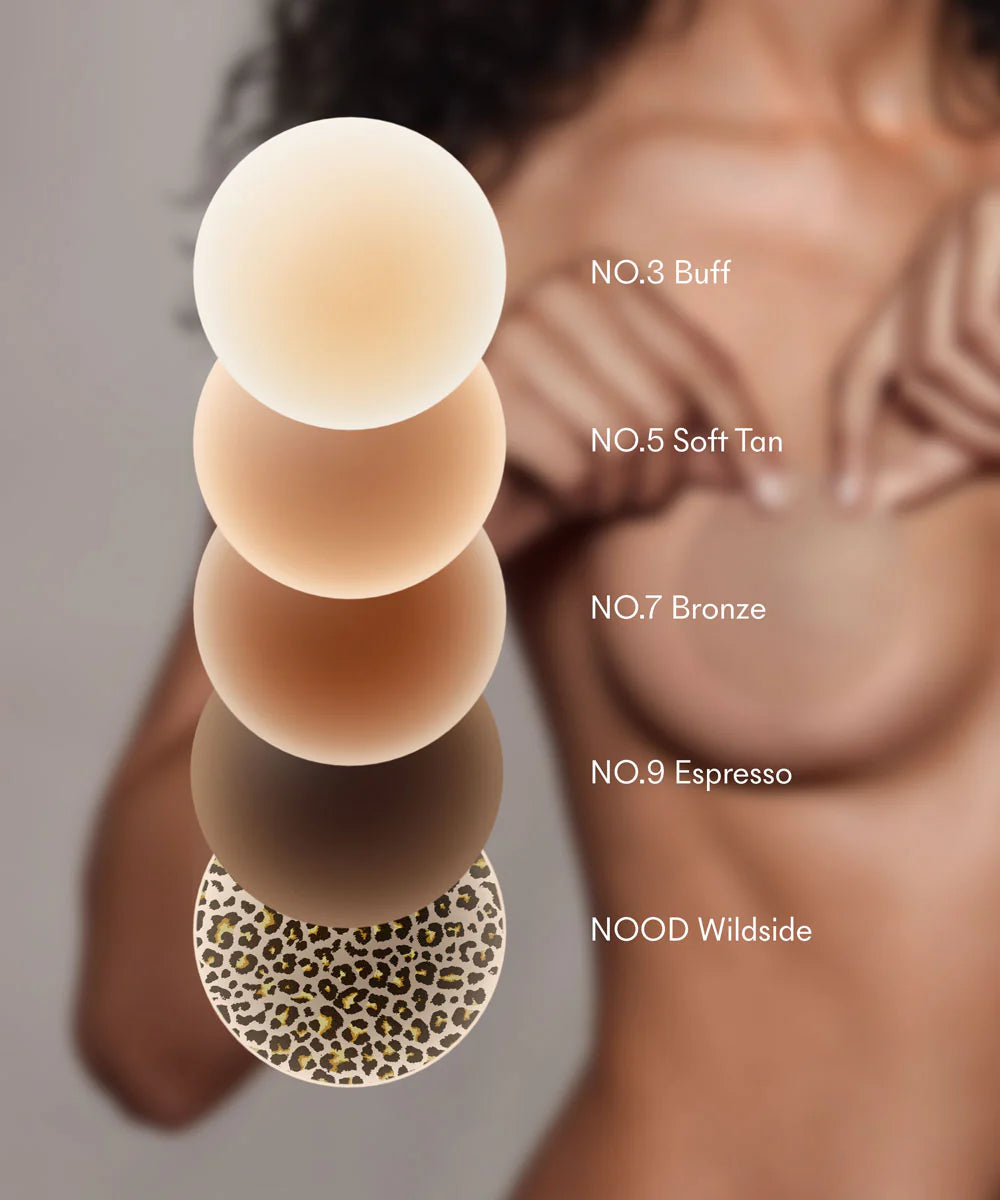 No-Show | Reusable Adhesive Nipple Covers Buff
