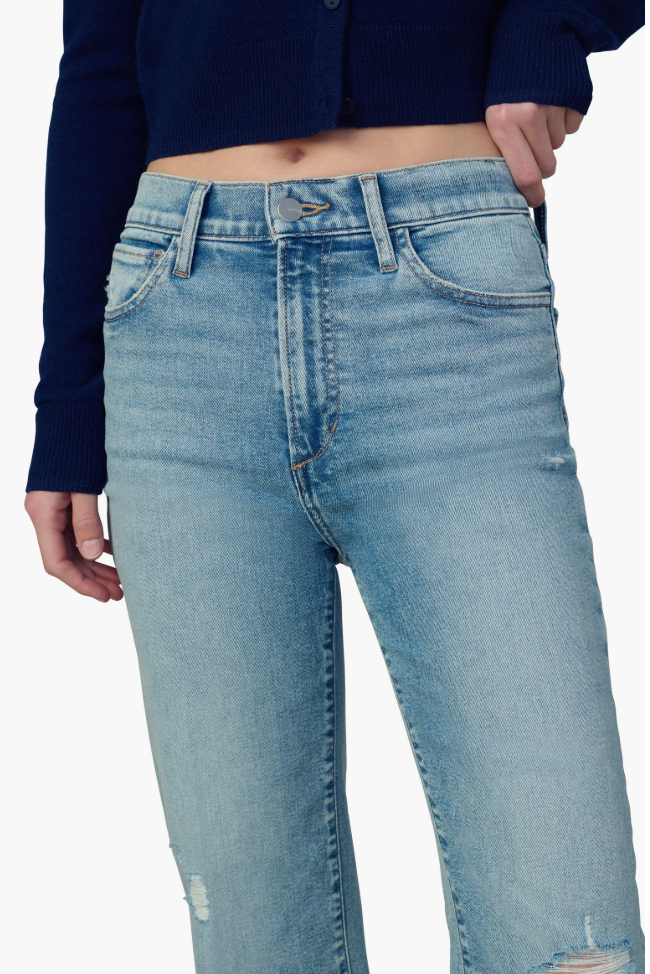 The Blake Cropped Wide Leg W/ Cut Hem Immaculate