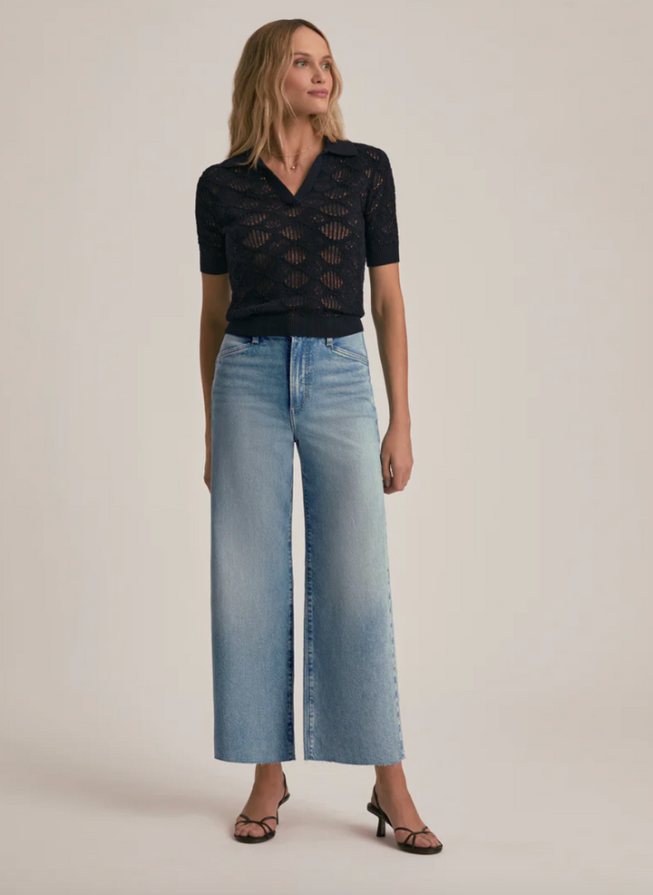 The Mischa Super High Rise Wide Leg Crop