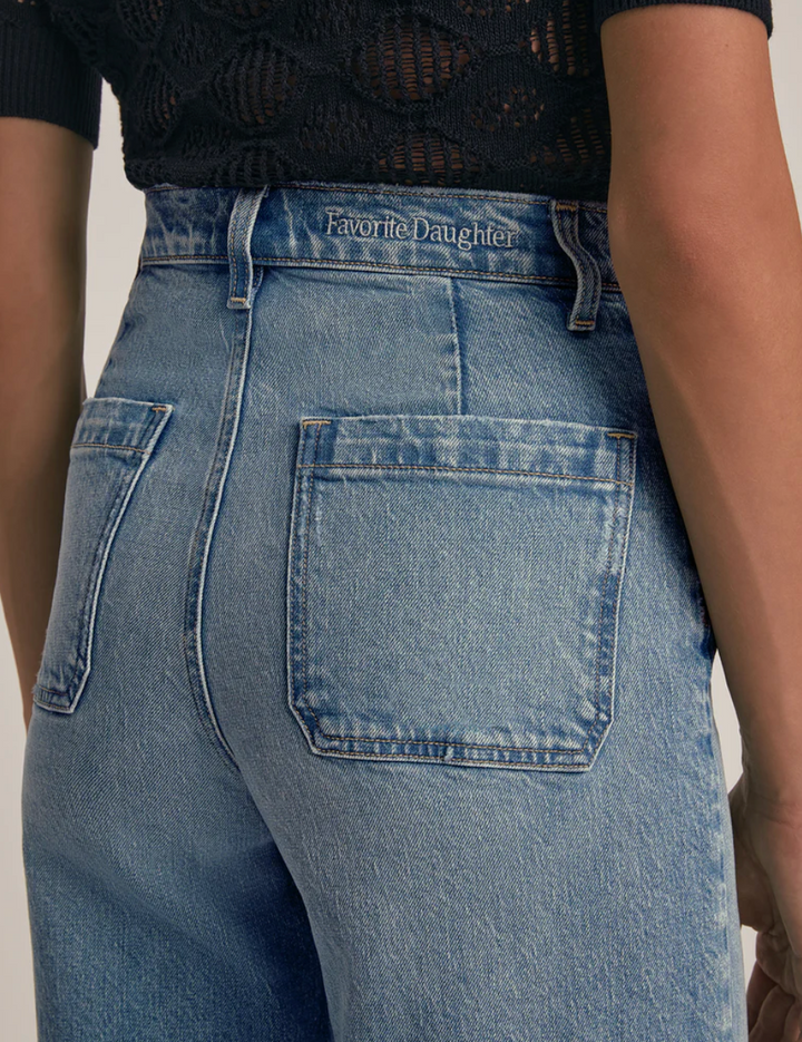 The Mischa Super High Rise Wide Leg Crop