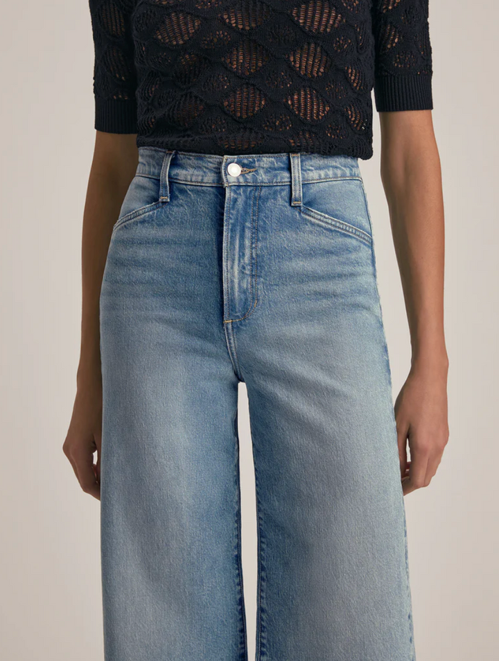 The Mischa Super High Rise Wide Leg Crop