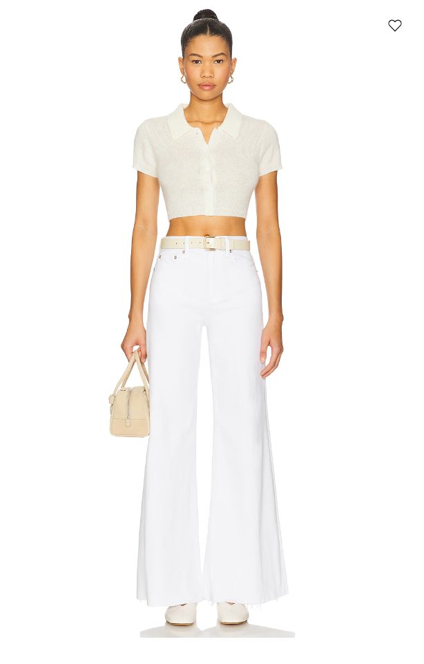Izzy Wide Leg Jeans Vivid White