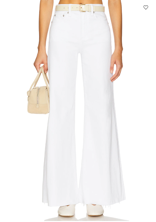 Izzy Wide Leg Jeans Vivid White