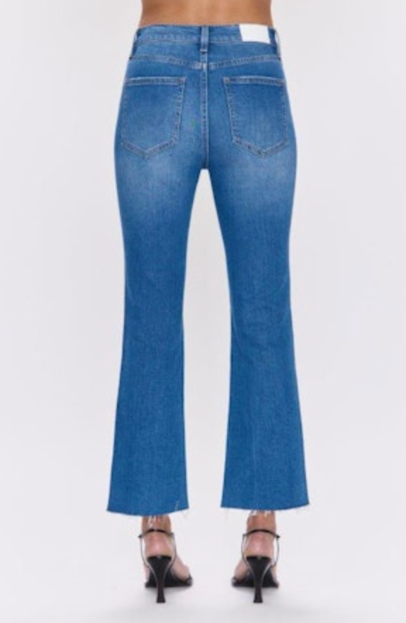 Lennon High Rise Crop Boot Jean Ami