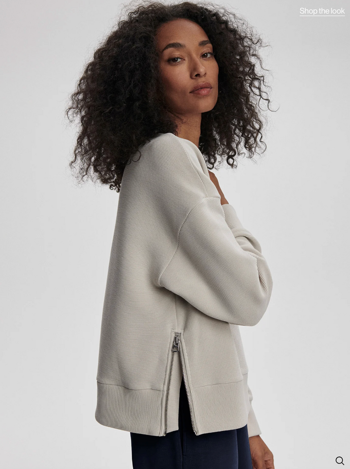 Addelyn Sweat Silver Grey