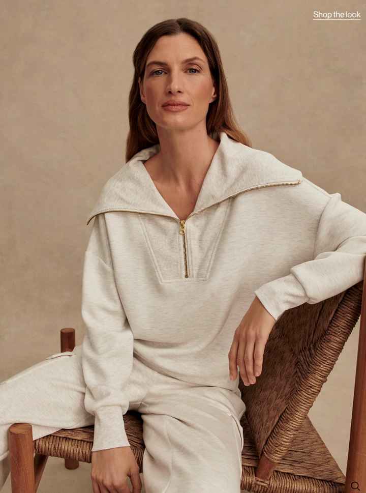 Catherine Half Zip Sweat