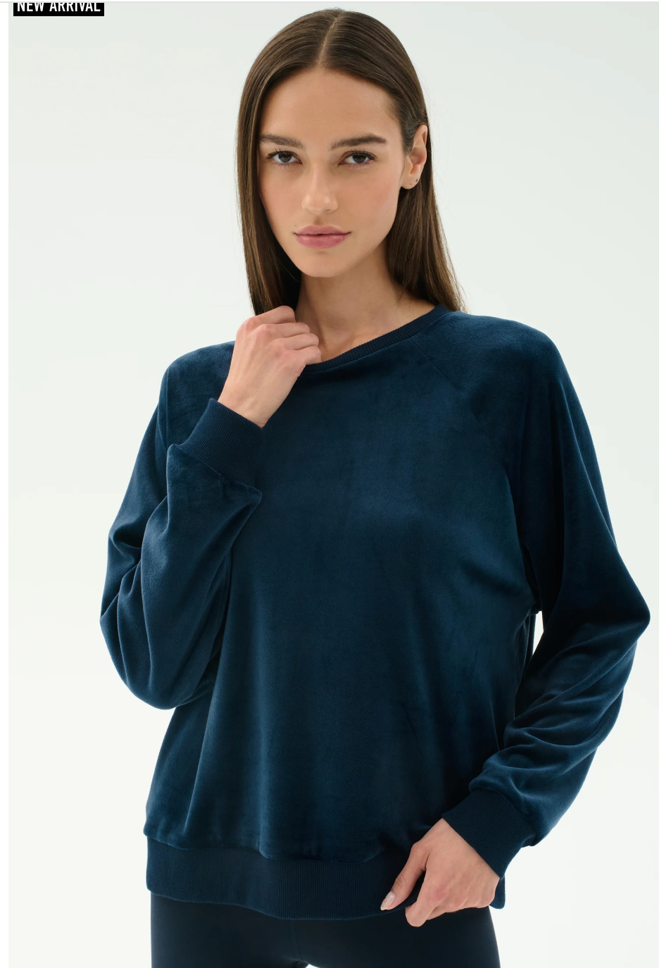 Joy Velour Crewneck