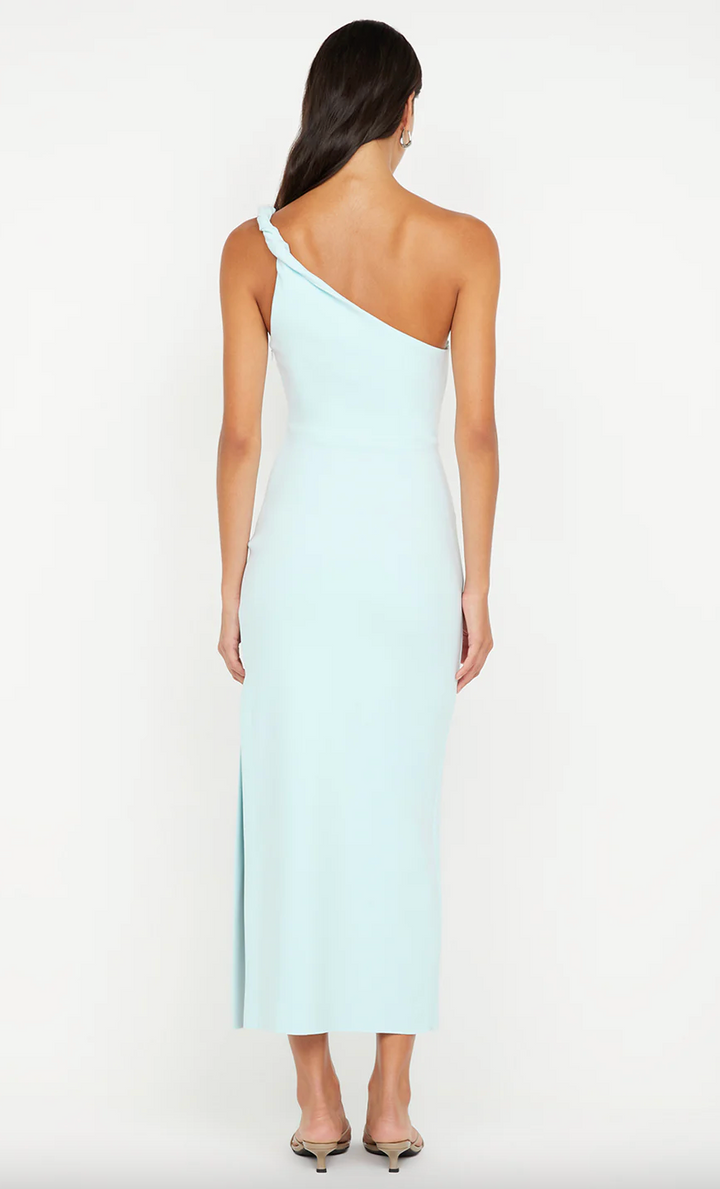 Ariven Asym Midi Dress Sky Blue
