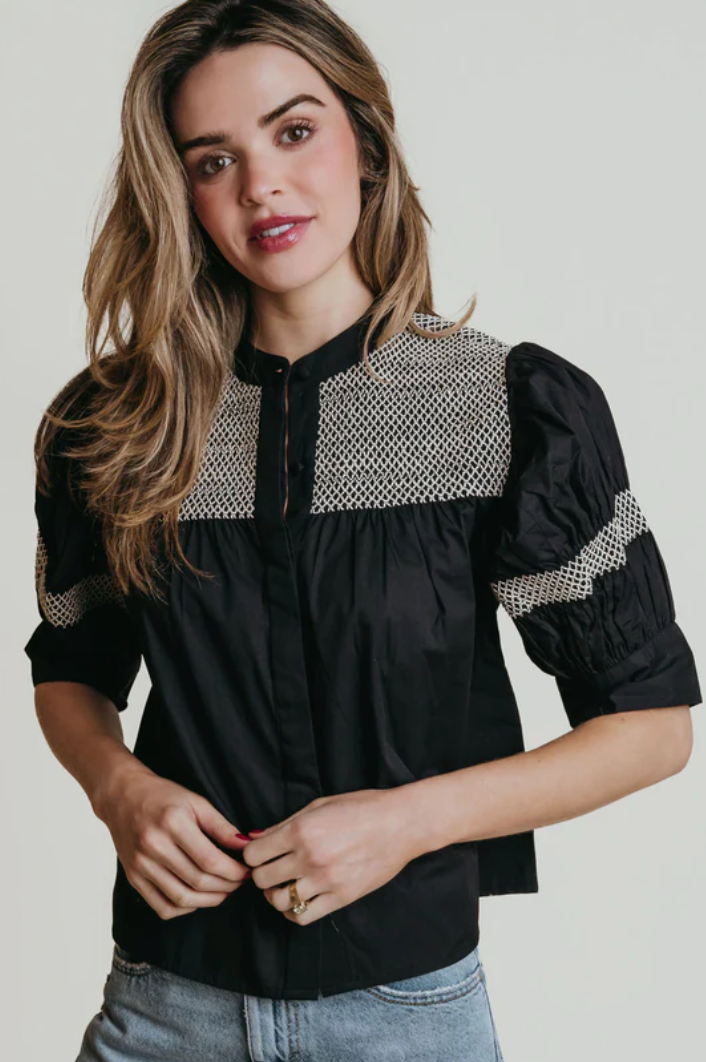 Sutton Top Black