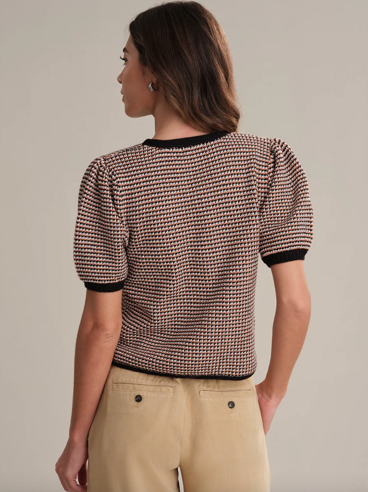 Elaine Puff Sleeve Bow Cardi