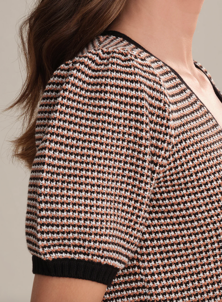 Elaine Puff Sleeve Bow Cardi