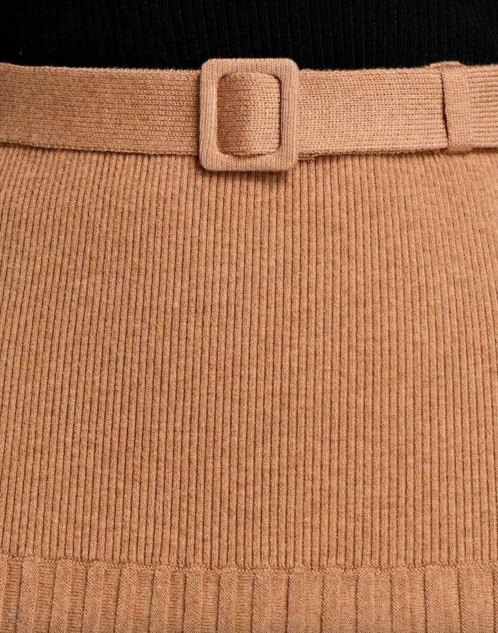 Rory Pleated Midi Skirt