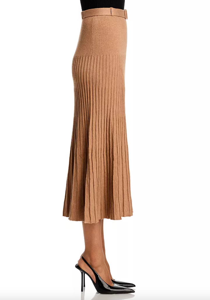 Rory Pleated Midi Skirt