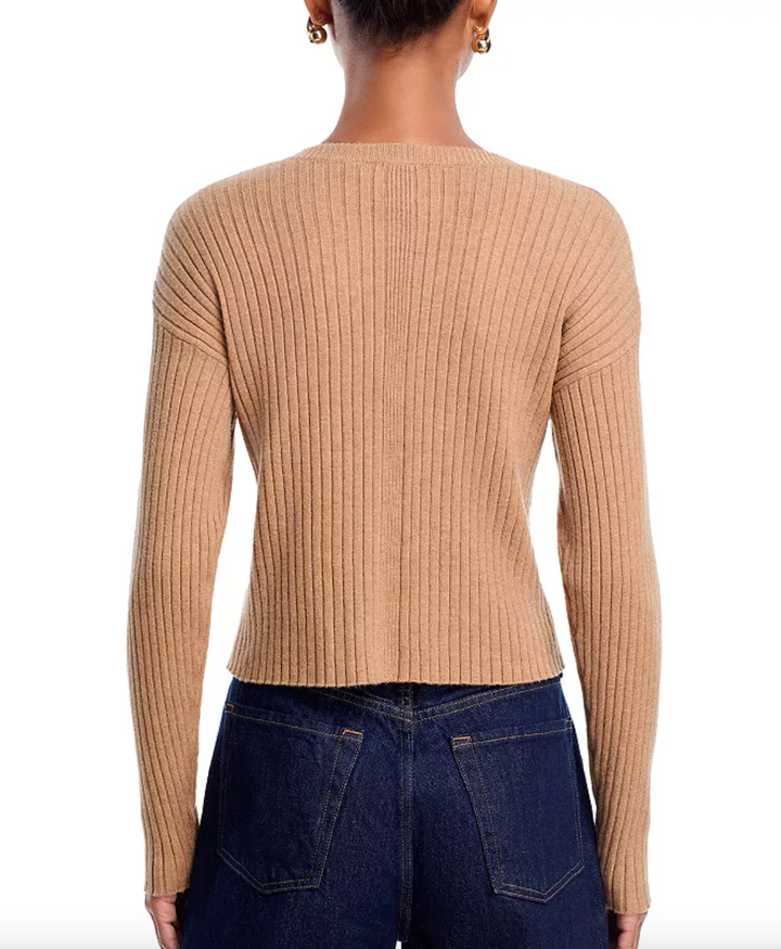 Lorelai Cropped Rib Cardigan
