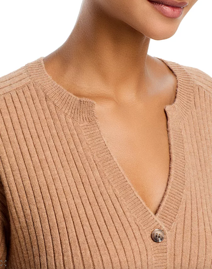 Lorelai Cropped Rib Cardigan