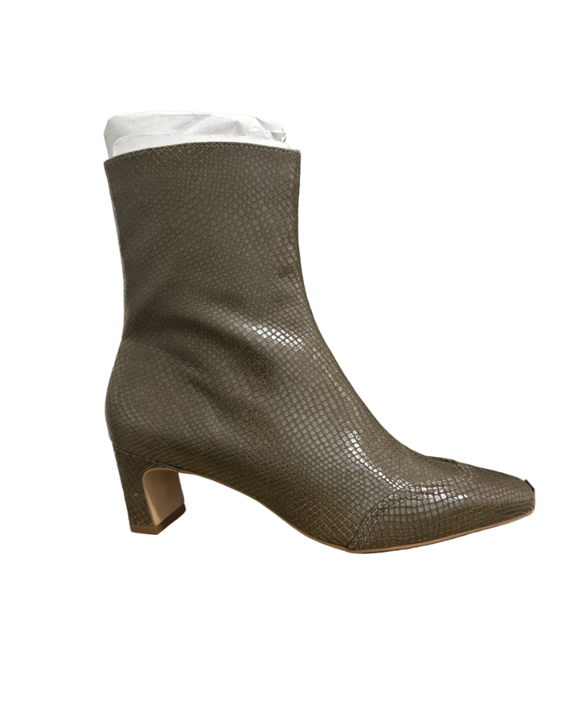 Anika Boots Embossed Leather