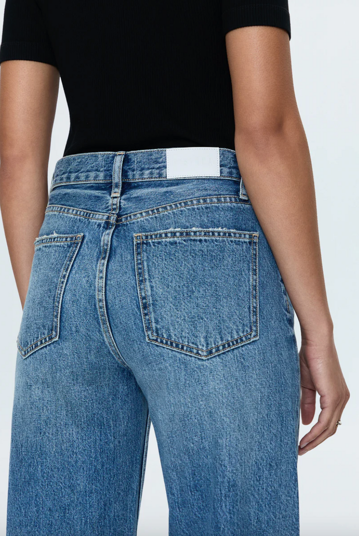 Wes High Rise Barrel Jean