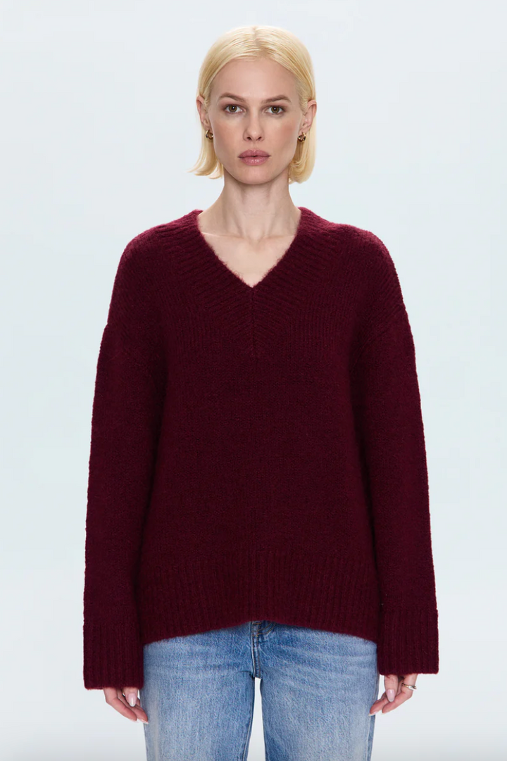 Talia Sweater Claret