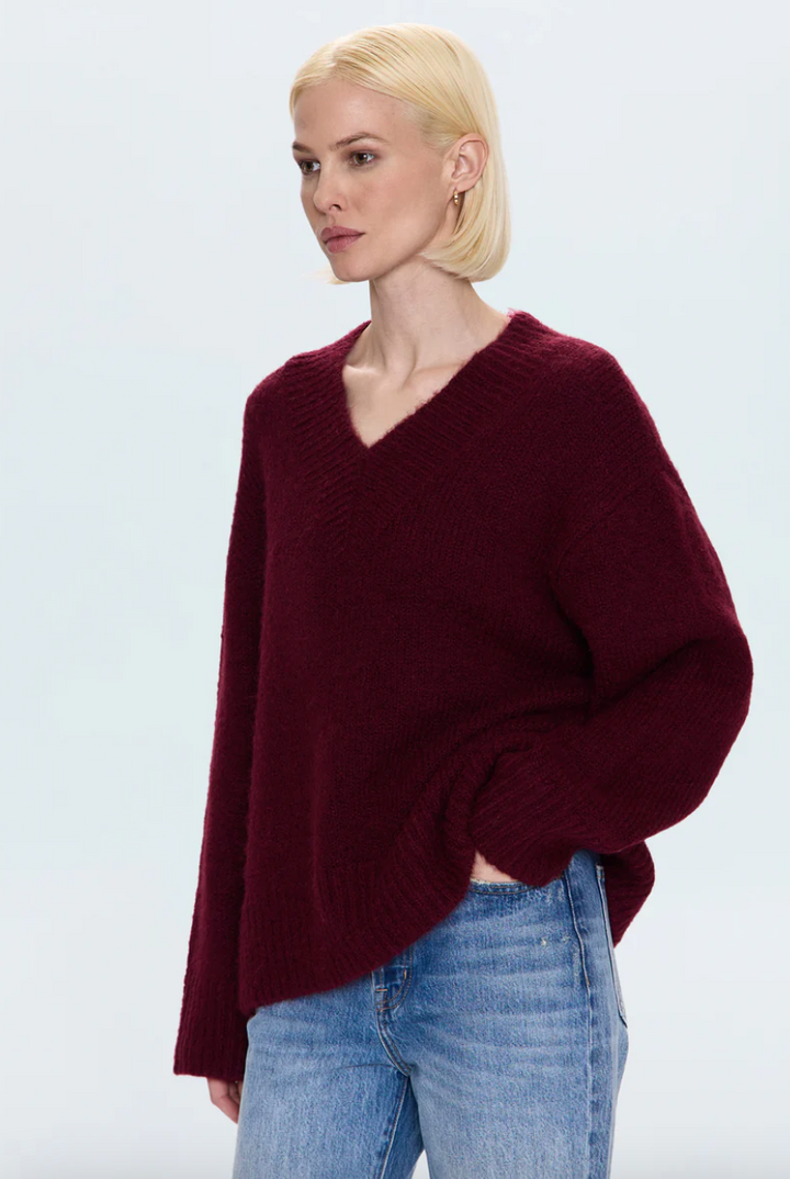 Talia Sweater Claret