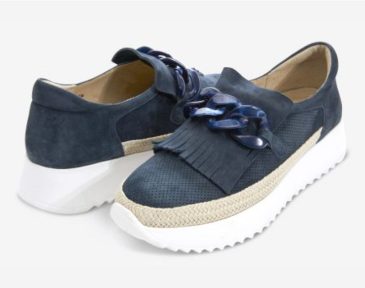 Qerene Sneaker Navy Suede