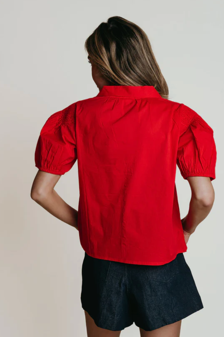 Nadia Top Red