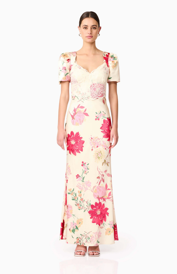 Rosalina Puff Sleeve Maxi Dress