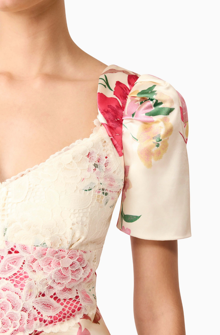 Rosalina Puff Sleeve Maxi Dress