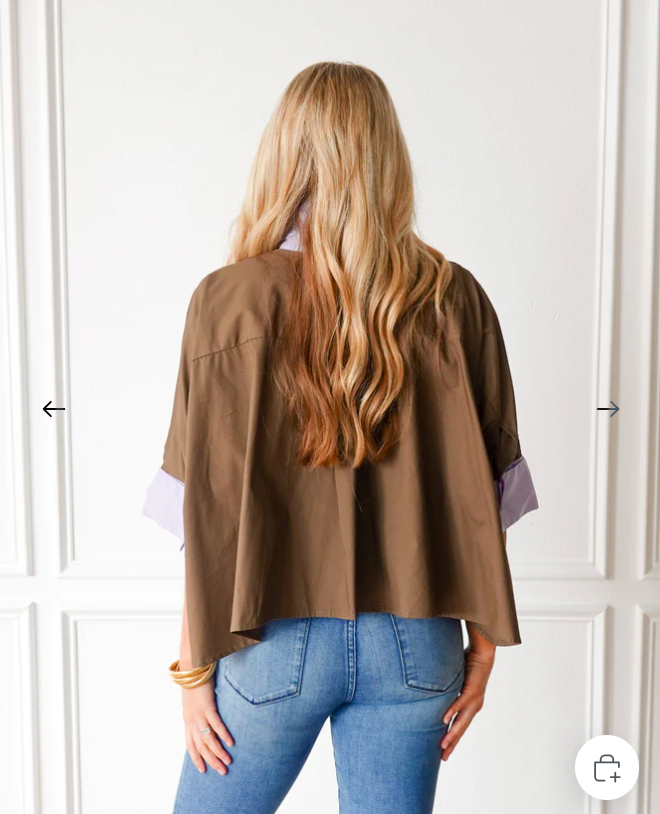 Abby Swing Top Forest and Lavender