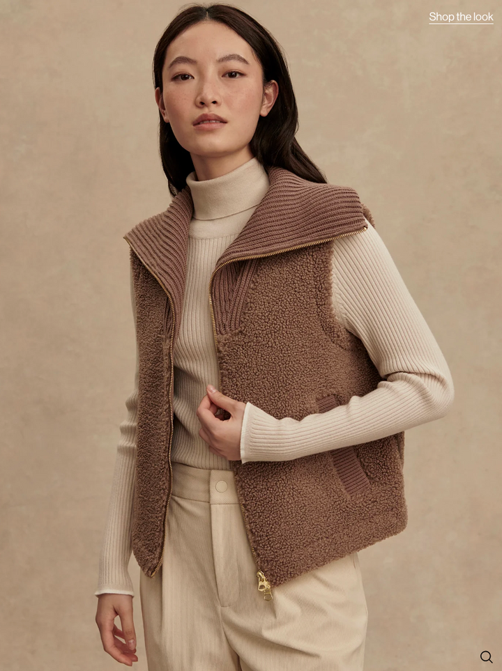 Aspen Gilet Ash Taupe