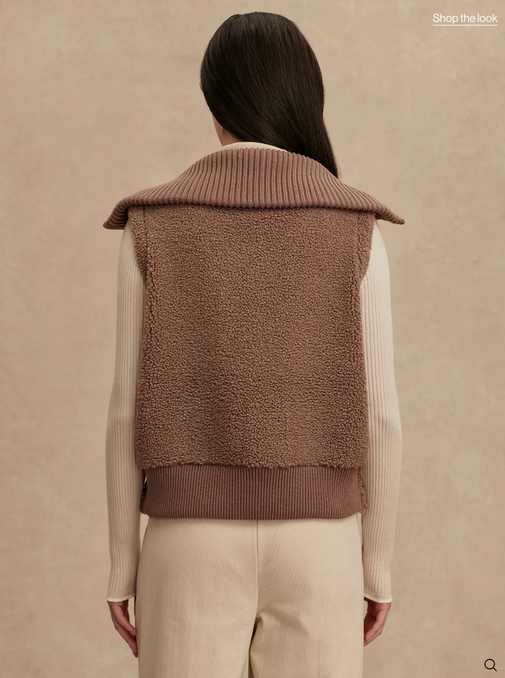 Aspen Gilet Ash Taupe