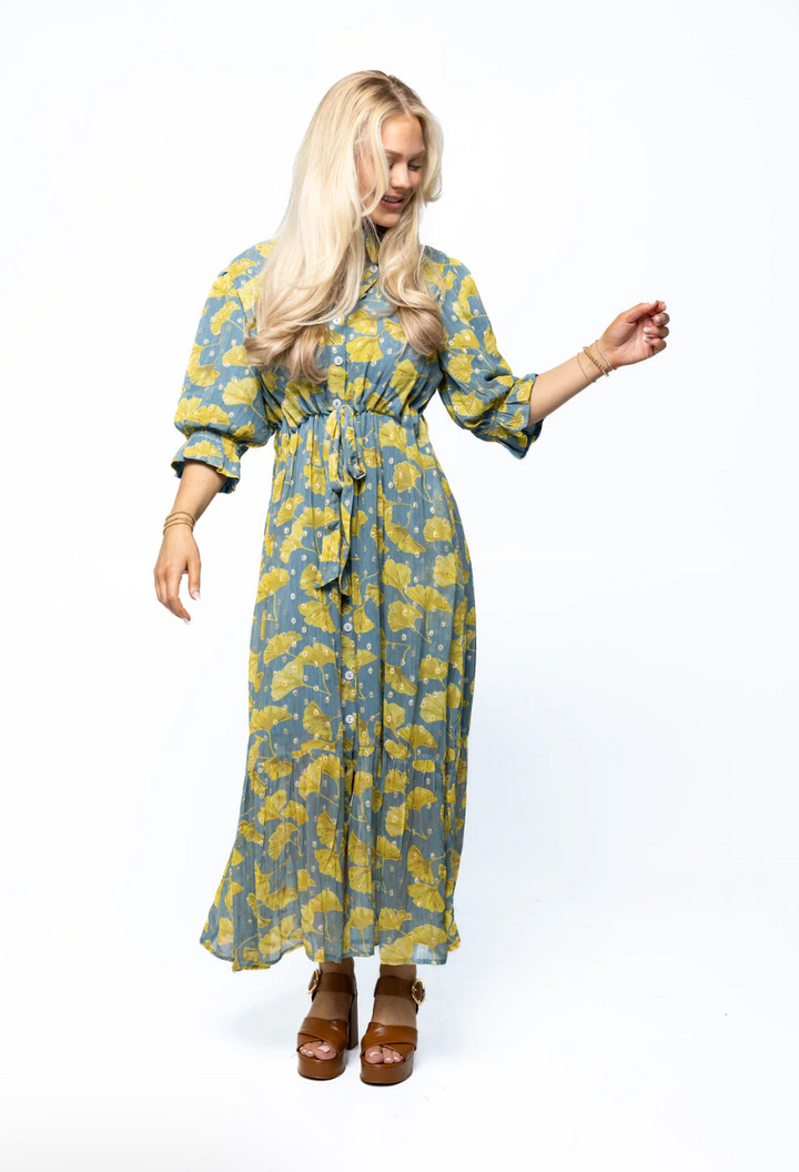 Catherine Dress Gungo Lurex