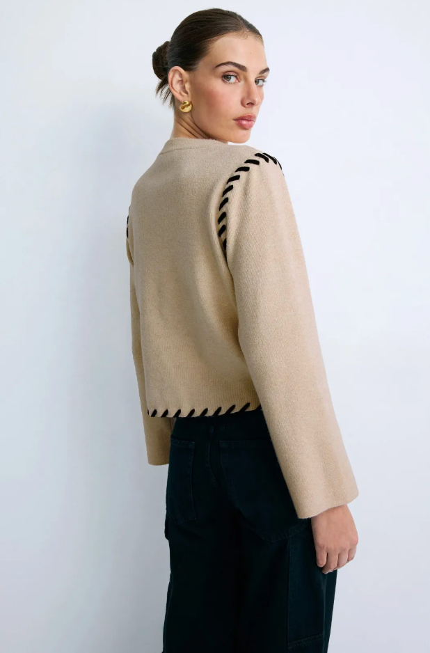 Dahlia Cardigan Beige